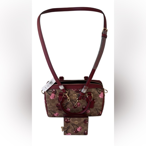 NWT Coach Cherry Limited Edition Bag & Wallet BUNDLE! - Picture 3 of 11